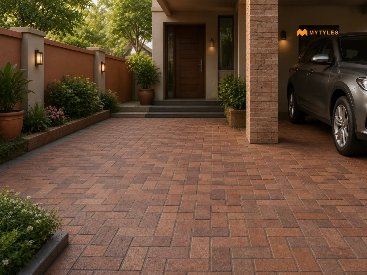 Brick Look Parking Tile Pattern